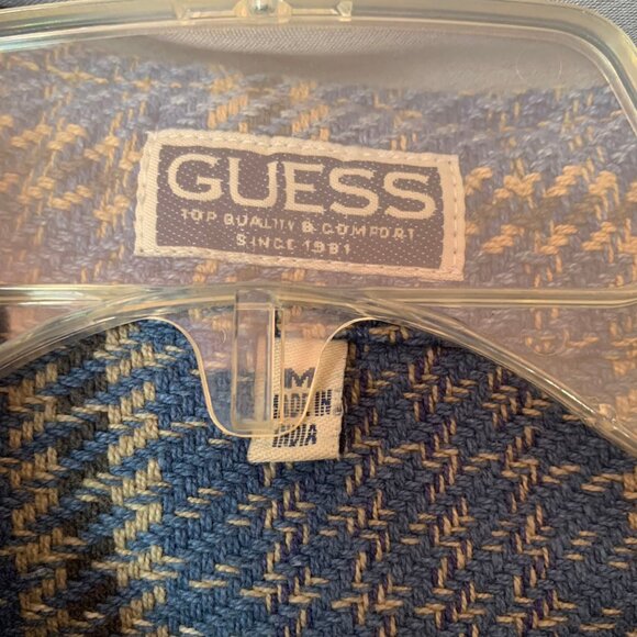 Guess rugged casual men's long sleeve shirt - Picture 2 of 3